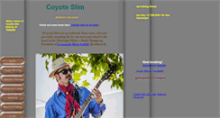 Desktop Screenshot of coyoteslim.com